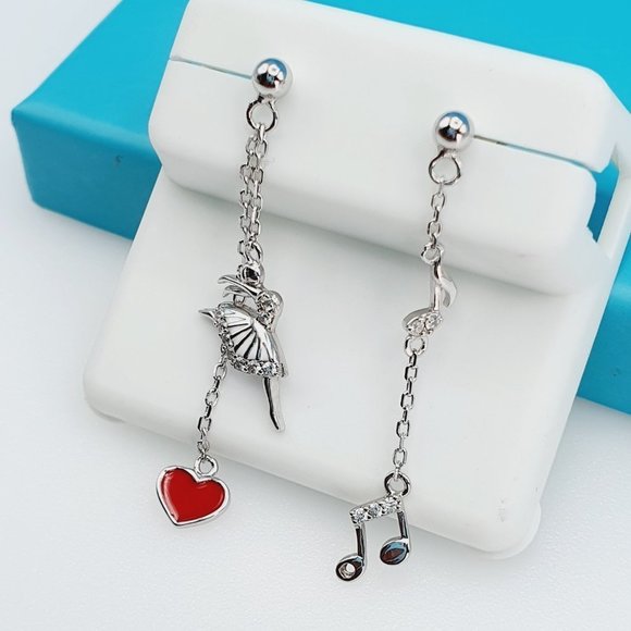 Ladies Earrings Cheap Beautiful Earrings 925 Sterling Silver CZ